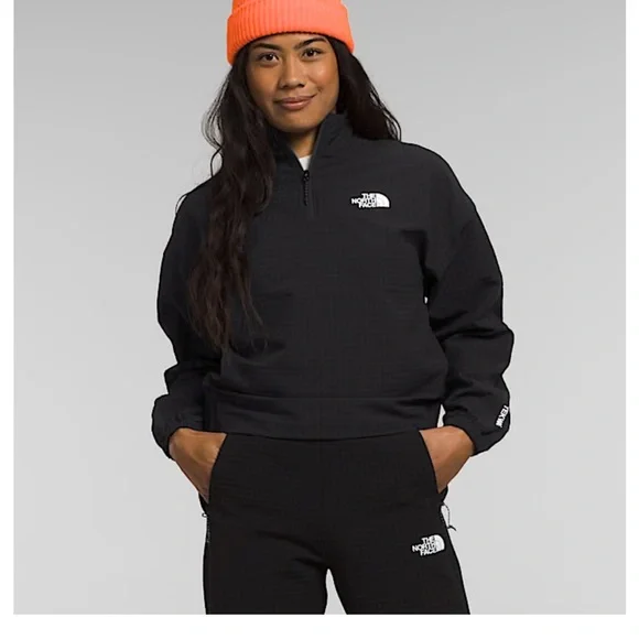 NWT The North Face Black Tekware Grid 1/4 Zip - Picture 4 of 8